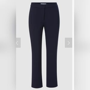 Veronica Beard Arte Cropped Slim Trousers in Navy Size 10